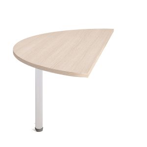 Terminale Agorà Direction 180° - per scrivania Compact - 160 x 70 x 73 cm - rovere - immagine 1