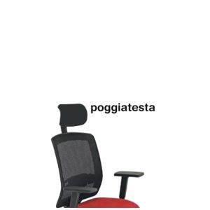 Poggiatesta per seduta Molly A - nero - Unisit - immagine 1