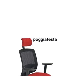 Poggiatesta per seduta Molly A - rosso - Unisit - immagine 1