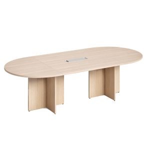 Tavolo riunione Agorà Direction - ovale - 260 x 120 x 73 cm - rovere - Artexport - immagine 1