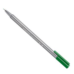 Penna Fineliner triplus - tratto 0,30mm - verde prato - Staedtler - immagine 1