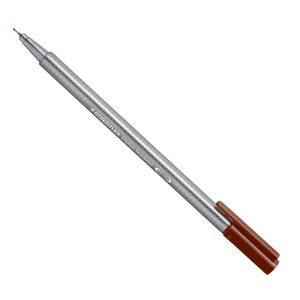 Penna Fineliner triplus - tratto 0,30mm - marrone Van Dyke - Staedtler - immagine 1