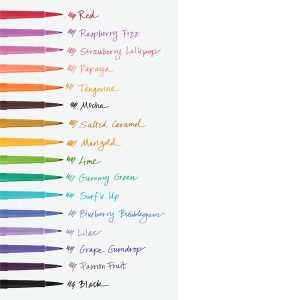 Pennarello Flair Nylon - colori assortiti Candy Pop - Papermate - conf.16 pezzi - immagine 2