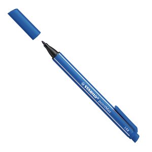 Pennarello PointMax punta feltro - punta 0,80mm - blu - Stabilo - immagine 1