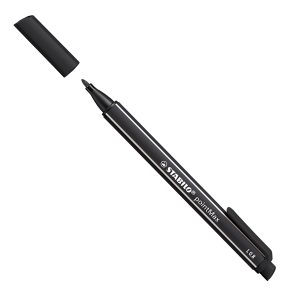 Pennarello PointMax punta feltro - punta 0,8mm - nero - Stabilo - immagine 1