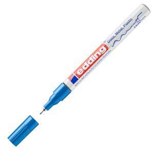 Marcatore 780 a vernice - punta 0,8mm - blu - Edding - immagine 1