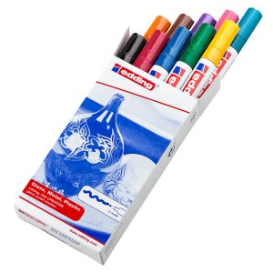 Marcatori 750 a vernice - punta media 2,00 - 4,00 mm - Edding - astuccio 10 pezzi - immagine 1