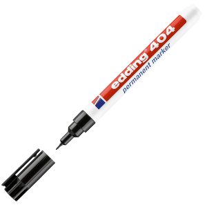 Marcatore permanente 404  - punta extra-fine 0,75mm - nero - Edding - immagine 1