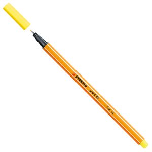 Fineliner Point 88 - tratto 0,4 mm - giallo limone 24 - Stabilo - immagine 1