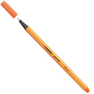 Fineliner Point 88 - tratto 0,4 mm - vermiglio 30 - Stabilo - immagine 1