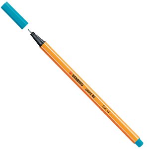 Fineliner Point 88 - tratto 0,4 mm - azzurro chiaro 31 - Stabilo - immagine 1