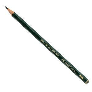 Matita in grafite Castell 9000 - gradazione 6B - esagonale - Faber Castell - immagine 1