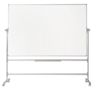 Lavagna magnetica girevole Earth - 120 x 150 cm - bianco - Bi-Office - immagine 1