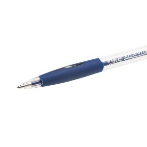 Penne a sfera a scatto Atlantis - punta 1,0mm - blu  - Bic - conf. 30 + 6 pezzi - immagine 3