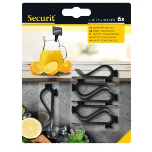 Supporti clip per targhette - Securit - set 6 pezzi - immagine 1