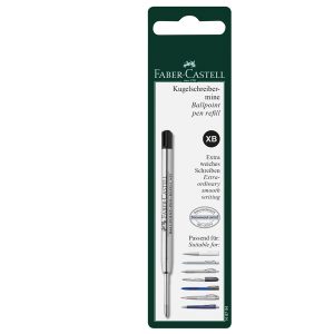 Refill XB - punta 0,7mm - fusto nero - per penna Polyball - Faber Castell - immagine 1