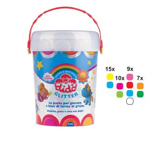 Vaso 100 salsicciotti - glitter - 50gr - DiDò - immagine 1