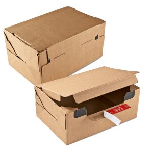 Scatola Return Box CP 069 - L - 33,6 x 24,2 x 14 cm  - cartone - avana - ColomPac - immagine 1