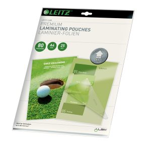 Pouches iLAM UDT - plastificazione a caldo - A4 - 216x303 mm - 2x80 micron - Leitz - scatola 25 pezzi - immagine 1