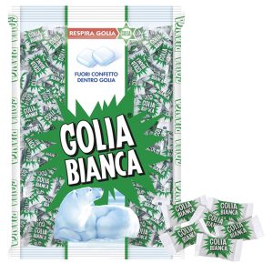 Caramelle Golia Bianca - busta da 1kg (400 pezzi circa) - immagine 1