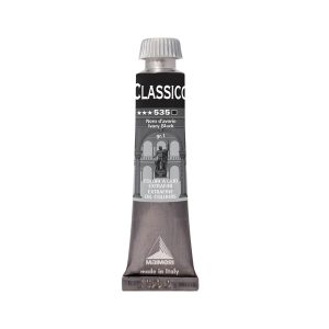 Colore a olio - extrafine - 20 ml - nero d'avorio - Maimeri - immagine 1