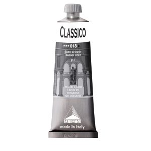 Colore a olio - extrafine - 60 ml - bianco di titanio - Maimeri - immagine 1