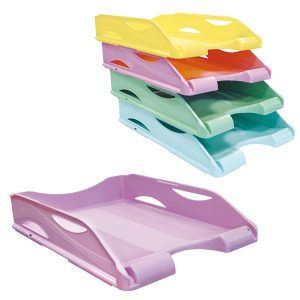 Portacorrispondenza Keep Colour Pastel - infrangibile - 23 x 32 cm - lilla - Arda - immagine 1