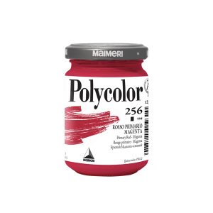 Colore vinilico Polycolor - 140 ml - rosso primario magenta - Maimeri - immagine 1