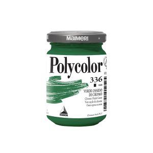 Colore vinilico Polycolor - 140 ml - verde ossido di cromo - Maimeri - immagine 1
