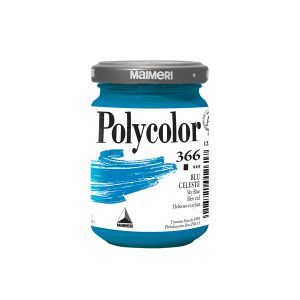Colore vinilico Polycolor - 140 ml - celeste - Maimeri - immagine 1