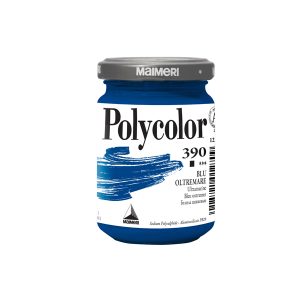 Colore vinilico Polycolor - 140 ml - blu oltremare - Maimeri - immagine 1