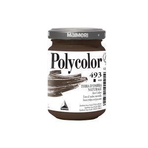Colore vinilico Polycolor - 140 ml - terra d'ombra naturale - Maimeri - immagine 1