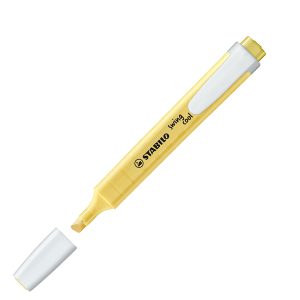 Evidenziatore Swing Cool pastel - punta a scalpello - tratto 1 - 4 mm - giallo banana 144 - Stabilo - immagine 1