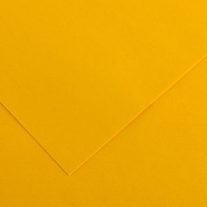 Foglio Colorline - 70x100 cm - 220 gr - giallo oro - Canson - immagine 1