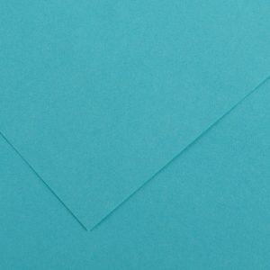 Foglio Colorline - 70x100 cm - 220 gr - blu turchese - Canson - immagine 1