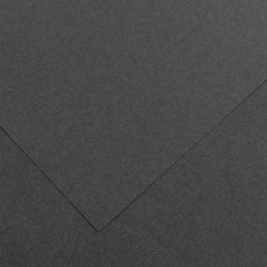 Foglio Colorline - 70x100 cm - 220 gr - grigio scuro - Canson - immagine 1