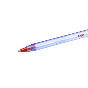 Penna a sfera con cappuccio Cristal Soft  - punta 1,2mm - rosso - Bic - conf. 50 pezzi - immagine 4