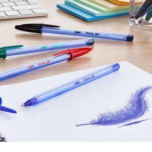 Penna a sfera con cappuccio Cristal Soft  - punta 1,2mm - rosso - Bic - conf. 50 pezzi - immagine 5