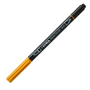 Pennarello Aqua Brush Duo - punte 2/4 mm - Terra di Siena naturale - Lyra - immagine 1