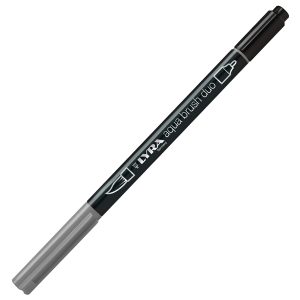 Pennarello Aqua Brush Duo - punte 2/4 mm - grigio chiaro freddo - Lyra - immagine 1