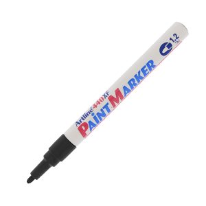 Marcatore permanente A 440 - a vernice - punta tonda fine - 1,2 mm - nero - Artline - immagine 1