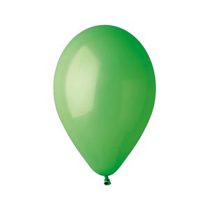 Palloncino - diametro 30 cm - lattice - verde - Big Party - conf. 16 pezzi - immagine 1