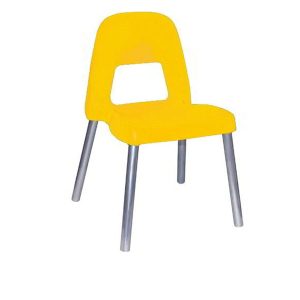 Sedia per bambini Piuma - H 31 cm - giallo - CWR - immagine 1