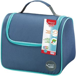 Lunch Bag - Picnick Easy - 20 x 25 x 18 cm - 6,3 L - azzurro/blu - Maped - immagine 3