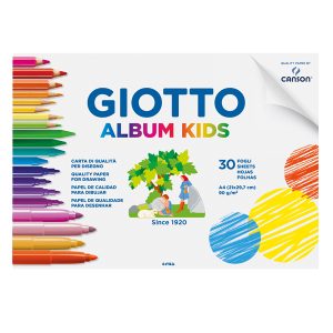 Album Kids 5+ - A4 - 90gr - 30 fogli - Giotto - immagine 1