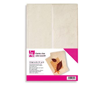 Carta Riso - 50 x 70 cm - CWR - conf. 10 fogli - immagine 1