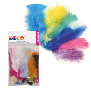 Piume colorate - 10 gr - Deco - immagine 1