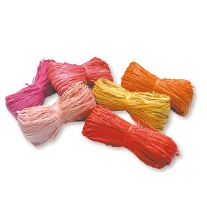 Rafia - colori assortiti - Deco - conf. 10 pezzi - immagine 2