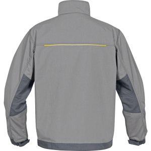 Giaccca da lavoro Mach 2 - tela/poliestere/cotone - taglia XXL - grigio chiaro/grigio scuro - Deltaplus - immagine 2