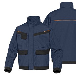 Giaccca da lavoro Mach 2 - tela/poliestere/cotone - taglia M - blu/nero - Deltaplus - immagine 1